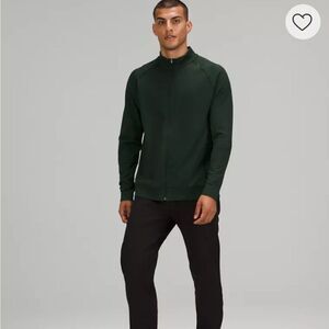 Lululemon Engineered Warmth Jacket Mens Large L Olive Green Merino Wool Blend